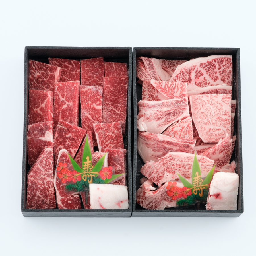 【くまもと黒毛和牛】赤身&バラ焼肉 350g×2