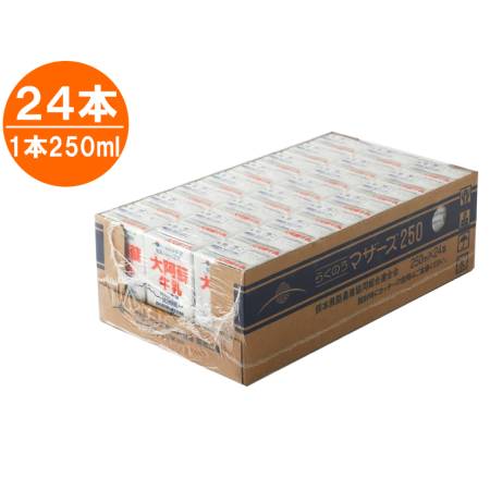 ＜たべたせいか＞大阿蘇牛乳 250ml×24本