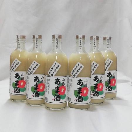 山国産・椿のあま酒（もち）6本入り（500ml×6本）×2　無添加・無着色・ノンアルコール