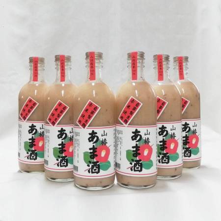 山国産・椿のあま酒（紅）6本入り（500ml×6本）×2 無添加・無着色・ノンアルコール