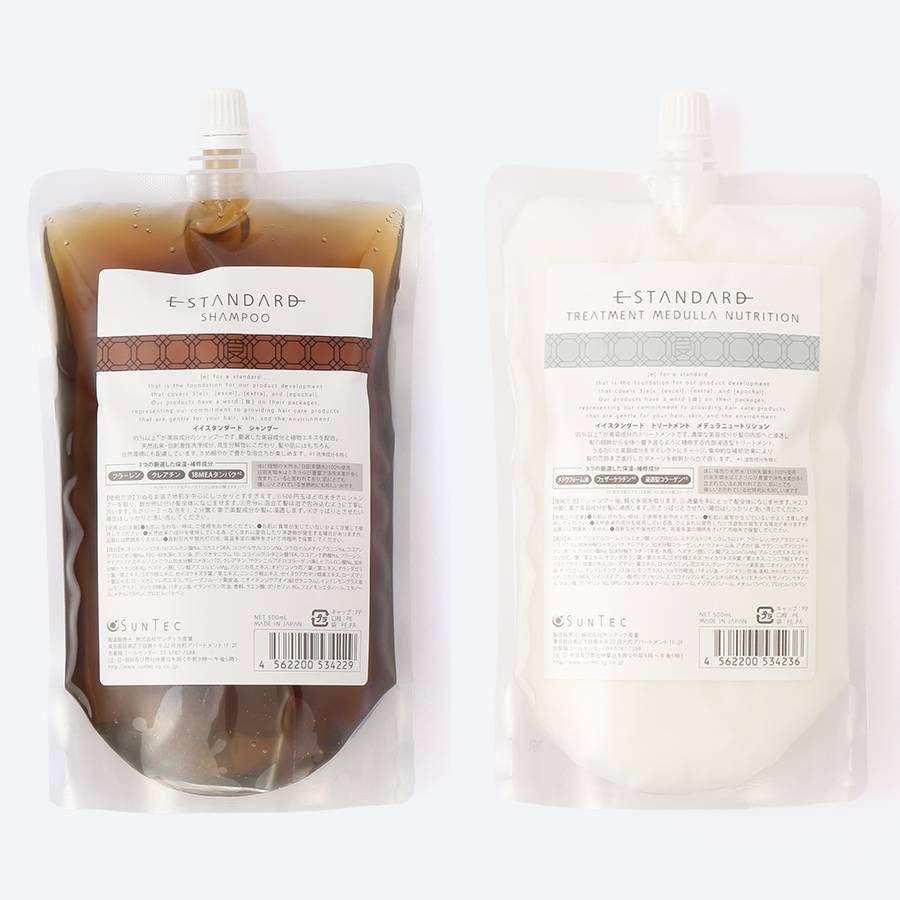 <E STANDARD/イイスタンダード>シャンプー・トリートメント メデュラニュートリション セット 各500mL