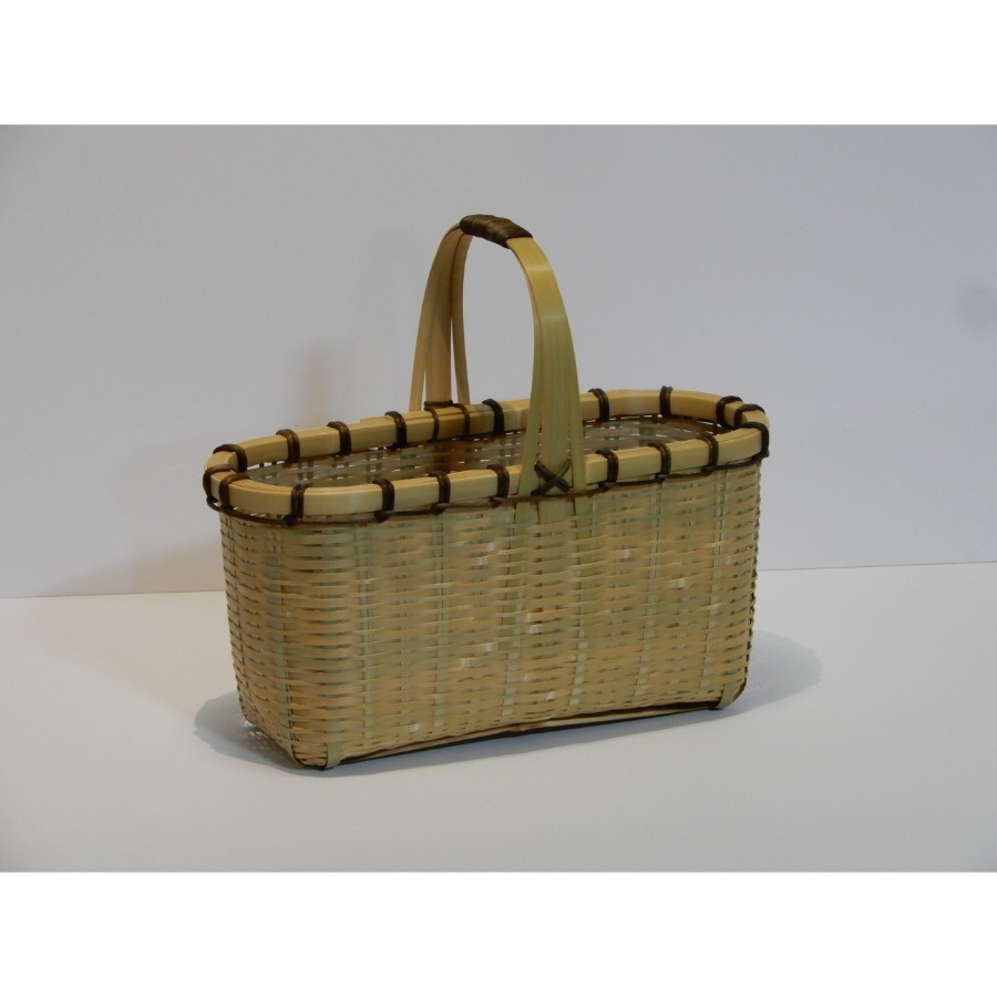 ＜青竹工房 桐山＞買物籠（D）