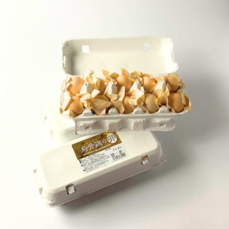 ＜カジワラファーム＞烏骨鶏のたまご30個