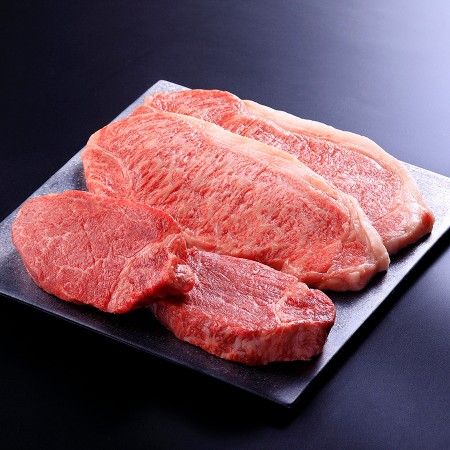 ＜てっぱん焼き‐作＞おおいた和牛贅沢ステーキセット（フィレ150g×2、サーロイン200g×2）