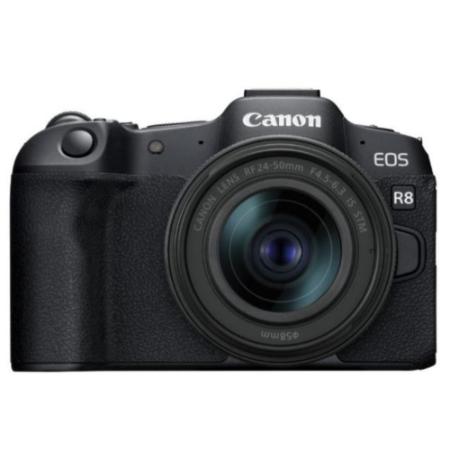 ＜キヤノン＞ミラーレス一眼カメラ　EOS R8・RF24-50 IS STM レンズキット  ブラック [ズームレンズ]