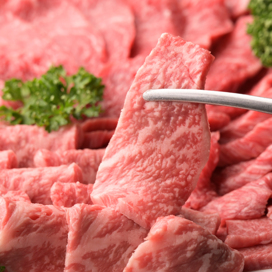 ＜大心産業株式会社＞おおいた和牛焼肉にピッタリ　牛肉の 3種盛(カルビ・ロース・赤身)(合計750g)