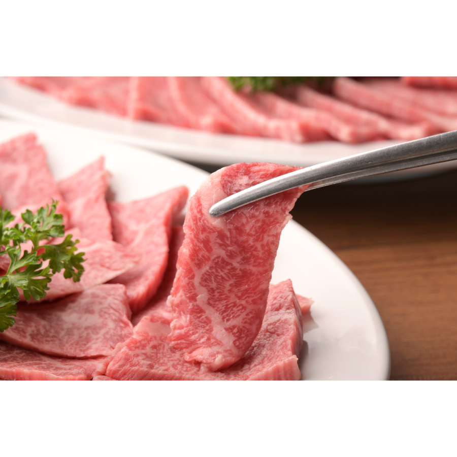 ＜大心産業株式会社＞おおいた和牛カルビ焼き肉セットつけダレ付　カルビ焼き肉500g、ステーキソース300g×1本