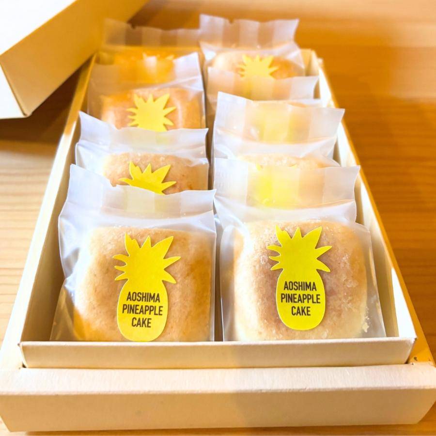 <AOSHIMABOOKS&PINEAPPLE>青島パイナップルケーキ8個入り