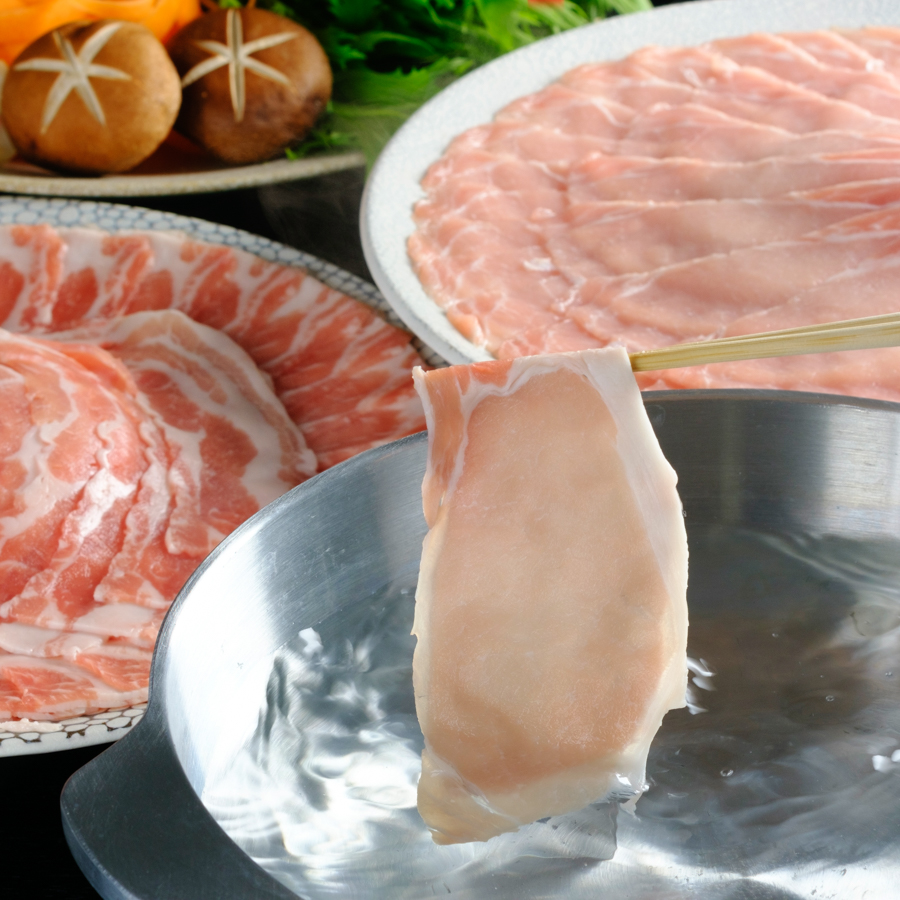 宮崎県産豚肉しゃぶしゃぶ食べ比べセット3kg(ロース500g×3、バラ500g×3)