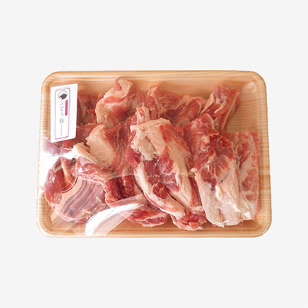 綾ぶどう豚スペアリブ500g(バタフライカット味付き)