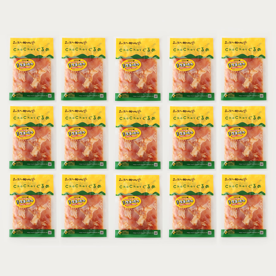 宮崎県産若鶏肩肉の生姜焼き130g×15p