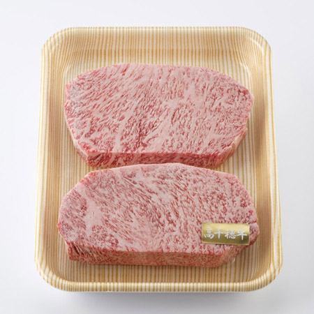 高千穂牛サーロインステーキ600ｇ（300ｇ×2）　厚切りステーキ