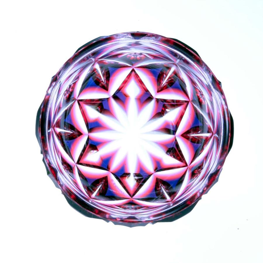 <島津薩摩切子>二色猪口(大)