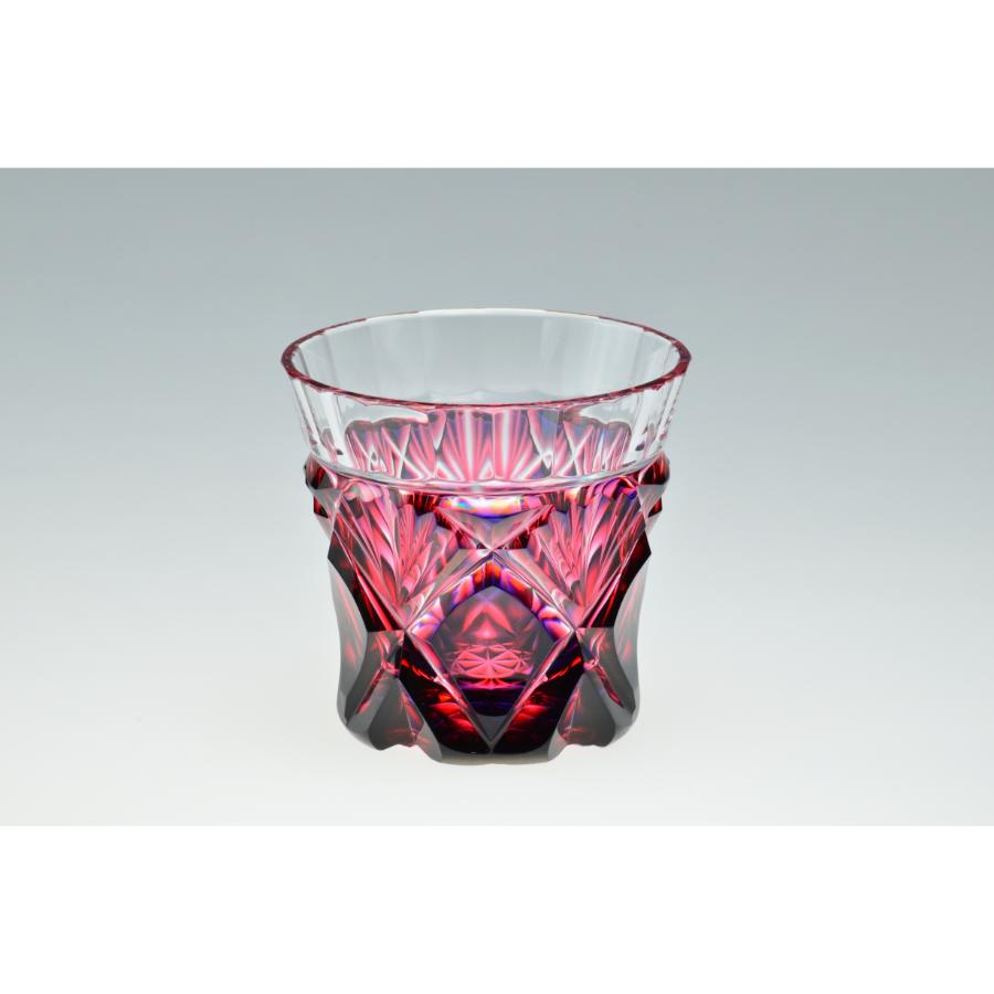 ＜島津薩摩切子＞二色冷酒杯