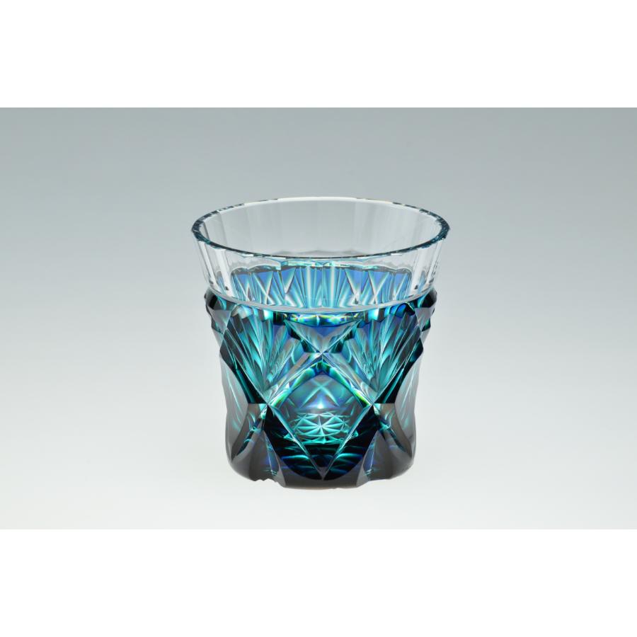＜島津薩摩切子＞二色冷酒杯