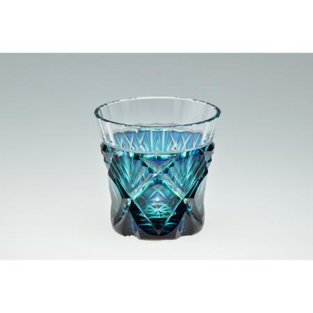 ＜島津薩摩切子＞二色冷酒杯