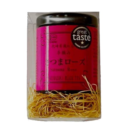 ＜KAORU園＞有機紅茶さつまローズ40g×1缶