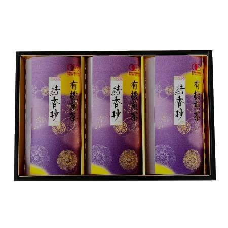 ＜KAORU園＞有機煎茶　花霞B80g×3本
