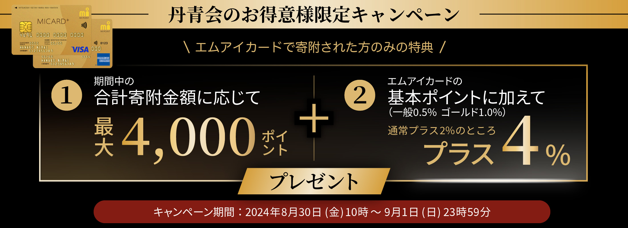 エムアイポイント プレゼントキャンペーン