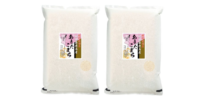 秋田県鹿角産あきたこまち特別栽培米10㎏（5㎏×2）のイメージ