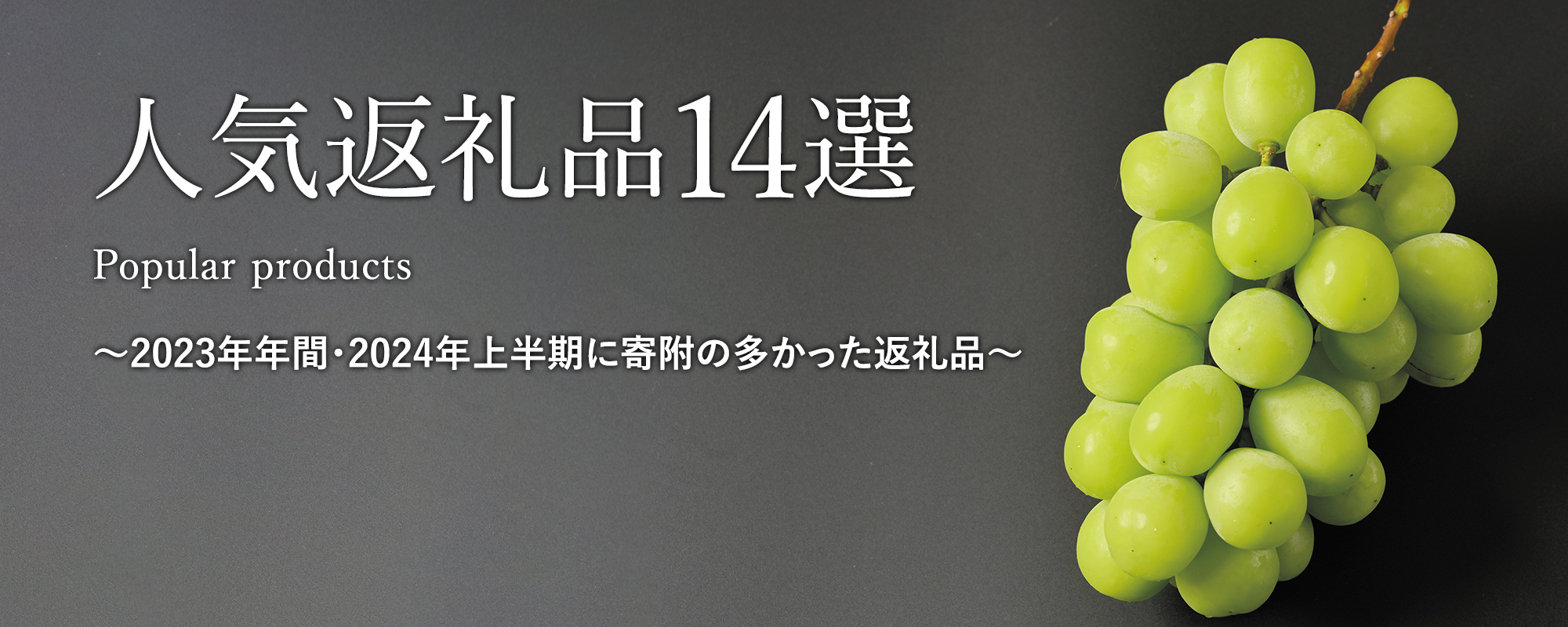 人気返礼品14選