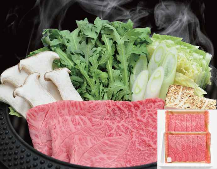 【もったいない！を食べよう】米沢牛カタすき焼き700g