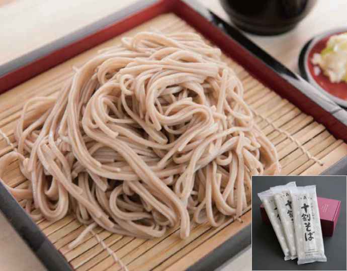 「ひがしどおり十割そば」そば乾麺セット 3箱