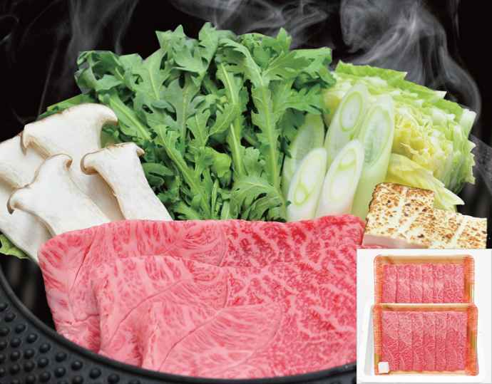 【もったいない!を食べよう】米沢牛カタすき焼き700g