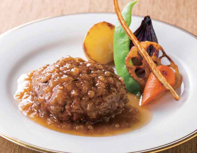 <ローストビーフの店 鎌倉山>黒毛和牛ハンバーグステーキ(和風たまねぎソース)