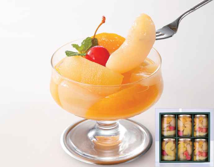 <日本橋 千疋屋総本店>フルーツポンチプレーン6瓶詰合せ