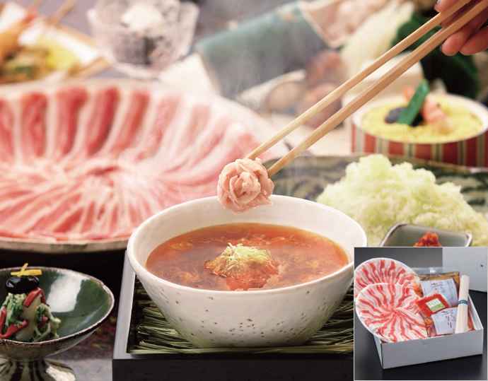 数々のメディアで話題のつゆしゃぶちりりセット【2から3人前】