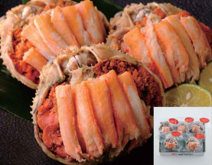 <福丸>プレミアム セイコガニ甲羅詰め 5個入