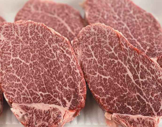 飛騨牛ステーキ用(シャトーブリアン)150g×4枚