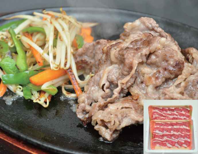 【もったいない!を食べよう】米沢牛切落し800g