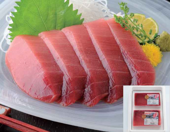 【天然本鮪】中とろ・赤身 サク セット