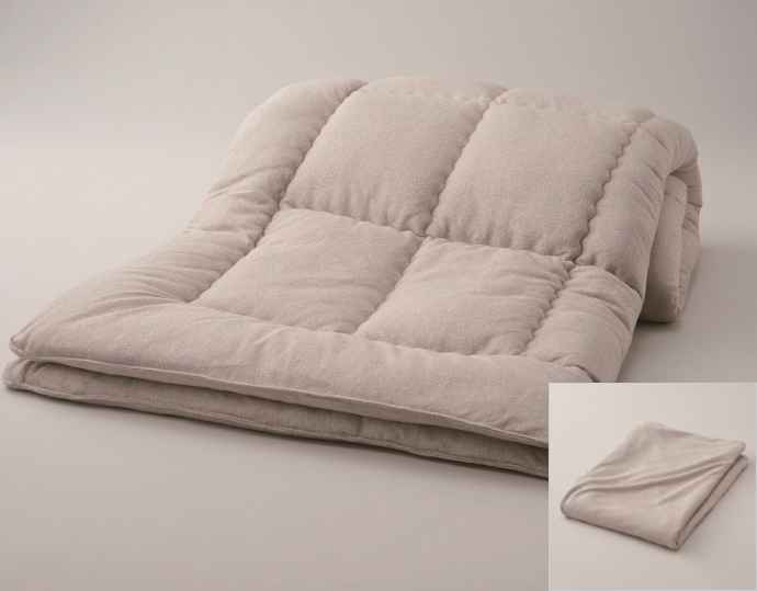 <TheとろけるふとんCashmere>カシミヤ掛けふとん・専用掛けふとんカバーセットシングル