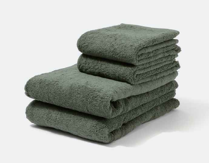 <WATANABE PILE>ずっしりサマルカンド バスタオル2枚・フェイスタオル2枚