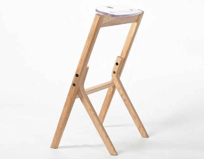 <JunWoodworkingLab>ス・ツール(1脚)