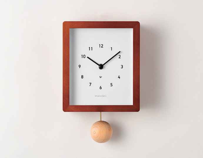 <Chambre>Blanc CLOCK カフェブラウ