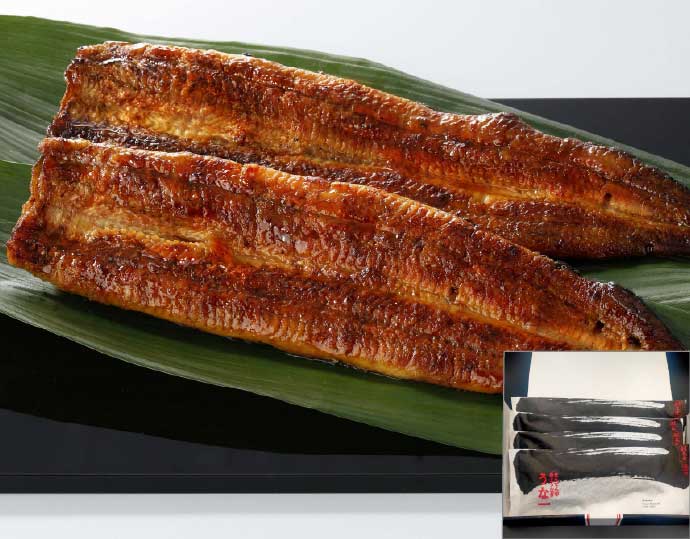 ＜まんてんや うな一＞手焼き炭火うなぎ蒲焼 4尾