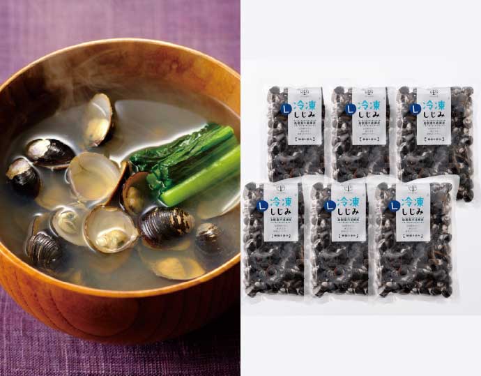 宍道湖産冷凍大和しじみ L500g 6袋