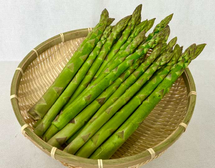 上富良野産グリーンアスパラガス2L/1kg（500g×2 袋）
