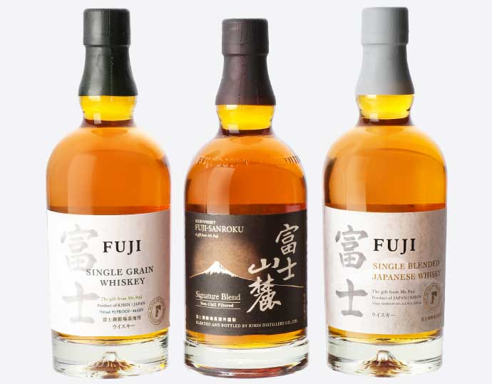 ＜キリンウイスキー＞富士御殿場蒸溜所「富士」3本セット