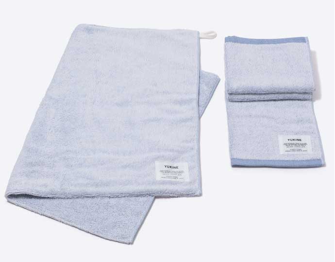 ＜SHINTO TOWEL＞YUKINE バスマット・フェイスタオルkon セットMST0043 全6色