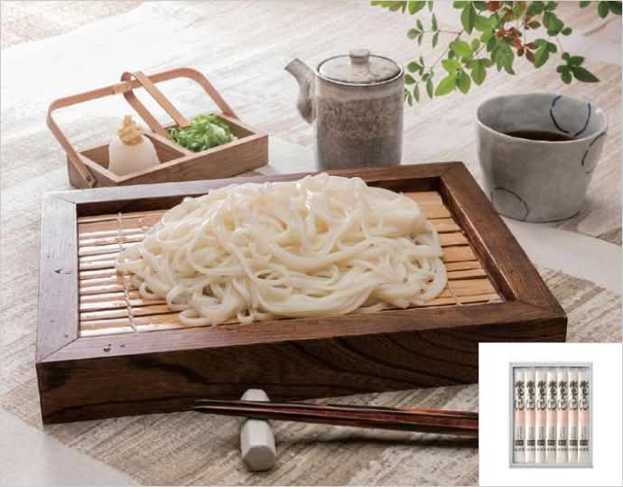＜海津屋＞氷見うどん 細麺7本入り （200g×7）