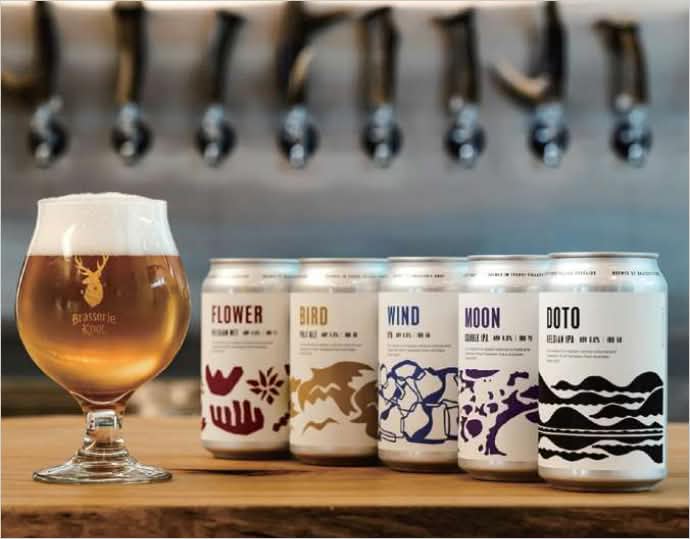 ＜Brasserie Knot＞クラフトビール 定番4種 +道東限定2缶セット