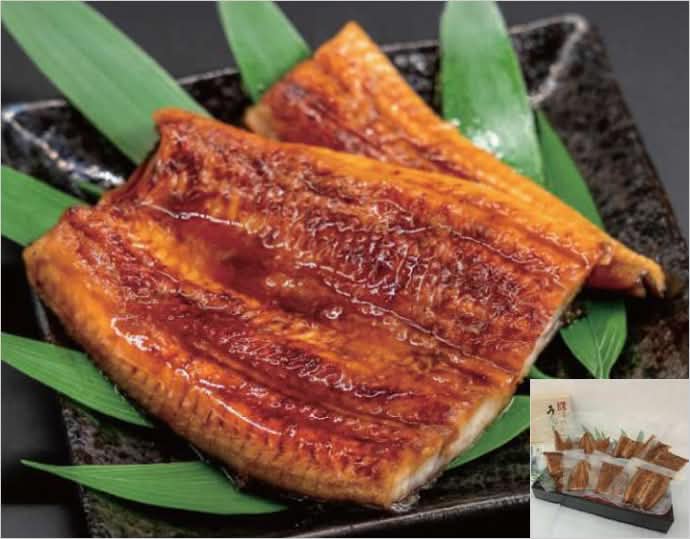 静岡うなぎ漁協 吉田町産うなぎ蒲焼セット 80g×8パック