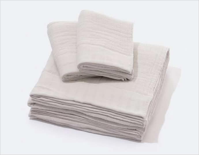 ＜SHINTO TOWEL＞INNER PILE バスタオル・ フェイスタオル 各2枚セット Ivory