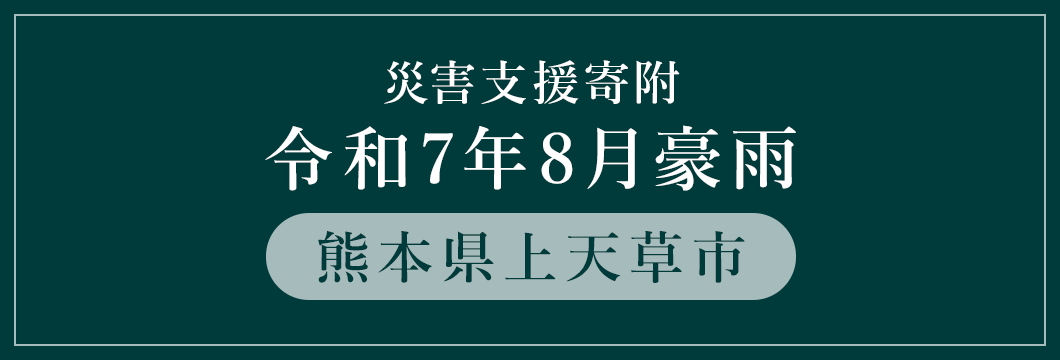熊本県上天草市 令和7年8月豪雨災害支援 （返礼品なし）