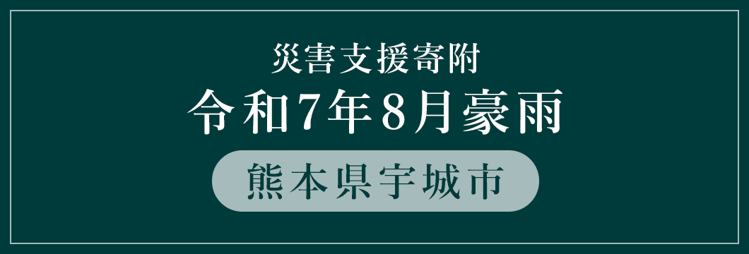 熊本県宇城市 令和7年8月豪雨災害支援 （返礼品なし）